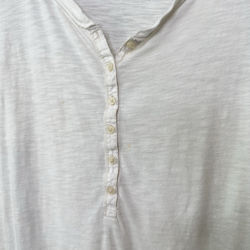 Y2K Abercrombie Large Layer Henley Fitted Tee Shirt Top Bella Swan Elena Gilbert - Picture 3 of 11